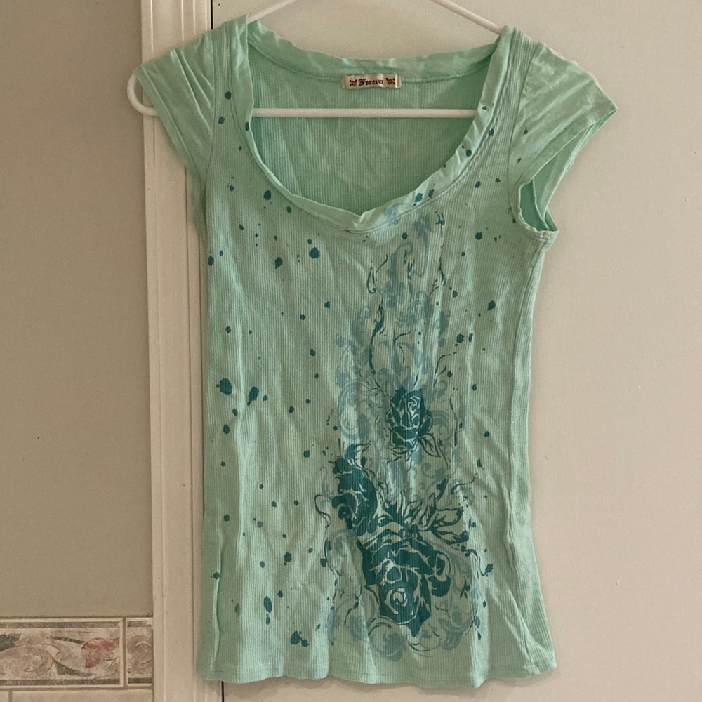 Waffle texture shirt